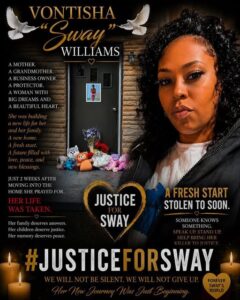 Vontisha “Sway” Williams, Death, Obituary: Warren, Ohio Mother and Business Owner Tragically Killed in Unsolved Home Shooting